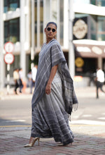 Load image into Gallery viewer, Urban Drape Faded Mesh Handwoven Saree

