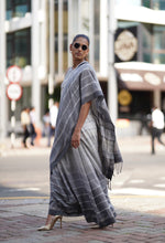 Load image into Gallery viewer, Urban Drape Faded Mesh Handwoven Saree