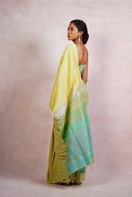 Load image into Gallery viewer, Sunny Spring Handloom Saree