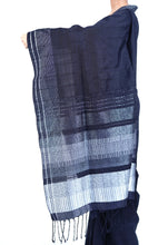 Load image into Gallery viewer, Urban Drape Black Pearl Handwoven Saree