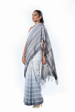 Load image into Gallery viewer, Urban Drape Faded Mesh Handwoven Saree