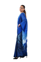 Load image into Gallery viewer, Urban Drape Dark Wash Handwoven Saree