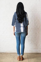 Load image into Gallery viewer, Grey Tie Dye Top