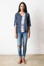 Load image into Gallery viewer, Grey Tie Dye Top