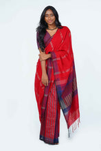 Load image into Gallery viewer, Urban Drape Velvet Dusk Handwoven Saree