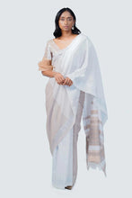 Load image into Gallery viewer, Urban Drape Fuji Lakes Handwoven Saree