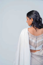 Load image into Gallery viewer, Urban Drape Fuji Lakes Handwoven Saree