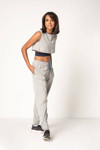 SLING loose cropped top with wraparound band