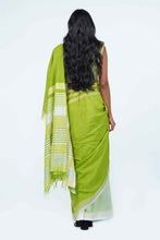 Load image into Gallery viewer, Urban Drape Crystal Glow Handwoven Saree
