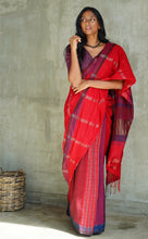 Load image into Gallery viewer, Urban Drape Velvet Dusk Handwoven Saree