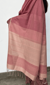 Urban Drape Vintage Pink Handwoven Saree