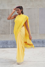 Load image into Gallery viewer, Urban Drape Amber Chic Handwoven Saree
