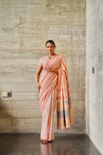 Load image into Gallery viewer, Urban Drape Blush Sunset Handwoven Saree
