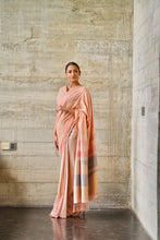 Load image into Gallery viewer, Urban Drape Blush Sunset Handwoven Saree
