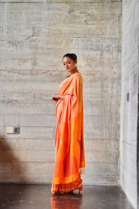 Urban Drape Afterglow Handwoven Saree