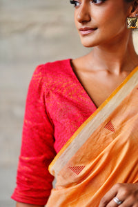 Urban Drape Afterglow Handwoven Saree