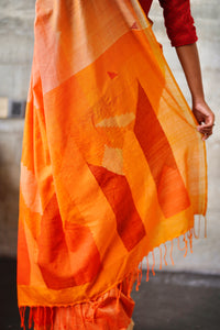 Urban Drape Afterglow Handwoven Saree