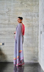 Urban Drape Night Light Handwoven Saree