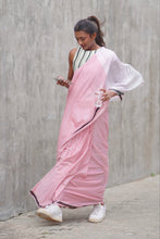 Load image into Gallery viewer, Urban Drape Pink Shift Handwoven Saree
