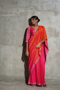 Urban Drape Saanvi Blush Handwoven Saree