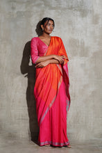 Load image into Gallery viewer, Urban Drape Saanvi Blush Handwoven Saree
