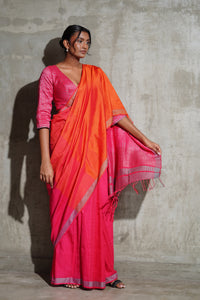 Urban Drape Saanvi Blush Handwoven Saree