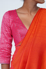 Load image into Gallery viewer, Urban Drape Saanvi Blush Handwoven Saree
