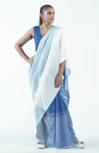 Load image into Gallery viewer, Urban Drape Bleached Ore Handwoven Saree
