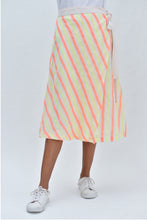 Load image into Gallery viewer, Midi Stripe Wrap Skirt
