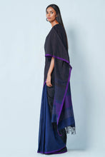 Load image into Gallery viewer, Urban Drape Sable Ray Handwoven Saree
