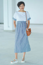 Load image into Gallery viewer, Dream Big Stripe Midi Dress
