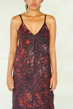 Load image into Gallery viewer, Abstract symmetry slip dress
