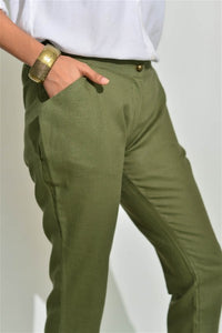 Tailored Moss Cropped Pants