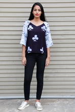 Load image into Gallery viewer, Batik Clubs Top - Black - Fashion Market.LK
