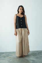 Load image into Gallery viewer, MENDES CEYLON - Summer Linen Camisole Black
