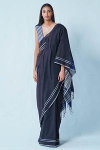 Urban Drape Jade Wave Handwoven Saree