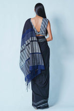 Load image into Gallery viewer, Urban Drape Jade Wave Handwoven Saree

