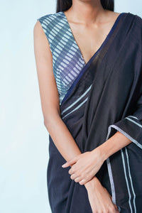 Urban Drape Jade Wave Handwoven Saree