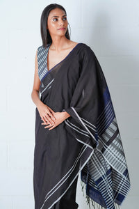Urban Drape Jade Wave Handwoven Saree