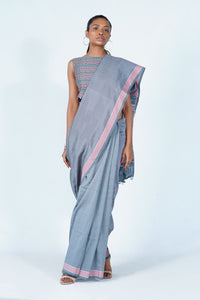 Urban Drape Heritage scrolls Handwoven Saree