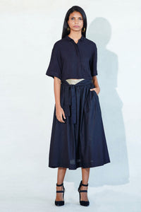 Mendes Ceylon Linen Full Skirt