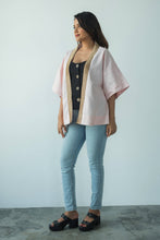 Load image into Gallery viewer, MENDES CEYLON - Jacquard Linen Kimono Pink (Dual Size)
