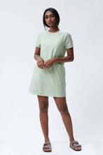 Load image into Gallery viewer, Saki - Sage Mini Linen dress
