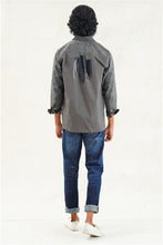 Load image into Gallery viewer, Foil Camouflage ZIP-UP Long Sleeves Shirt
