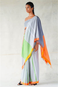 Urban Drape Coded Colour Saree