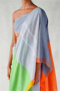 Urban Drape Coded Colour Saree