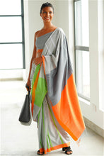 Load image into Gallery viewer, Urban Drape Coded Colour Saree
