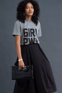 Girl Power grey T-shirt