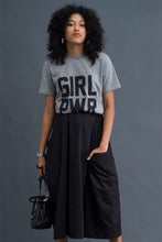 Load image into Gallery viewer, Girl Power grey T-shirt
