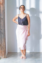 Load image into Gallery viewer, MENDES CEYLON - Pink Si Wrap Skirt
